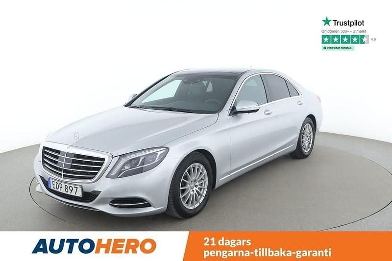 Silver Begagnad 2014 Mercedes S350 Sedan | 338 000 kr (Superpris) - Bild 1/4