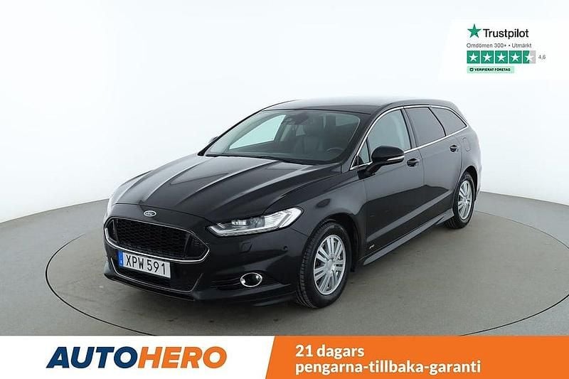 Svart Begagnad 2016 Ford Mondeo Titanium Kombi | 145 000 kr (Marknadspris) - Bild 1/4