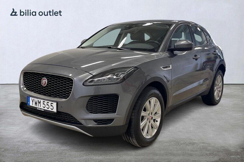 Grå Begagnad 2018 Jaguar E-Pace SUV | 239 700 kr (Marknadspris) - Bild 1/3