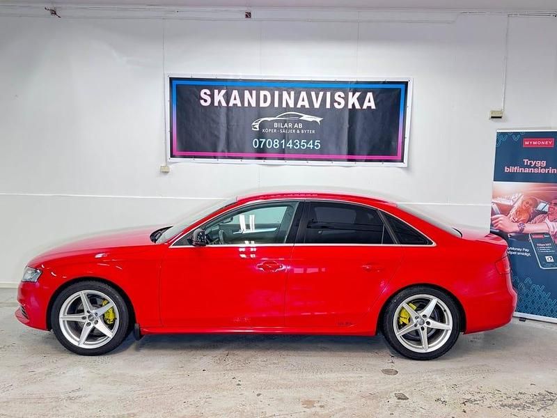 Begagnad Audi A4 160 HK (117 kW) 2009 Röd Sedan
