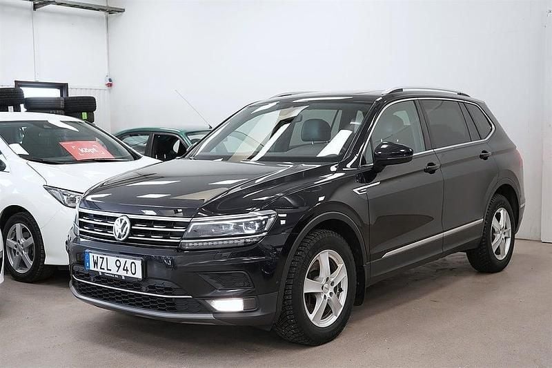 Begagnad VW Tiguan Allspace GT 190 HK (139 kW) 2018 Svart SUV