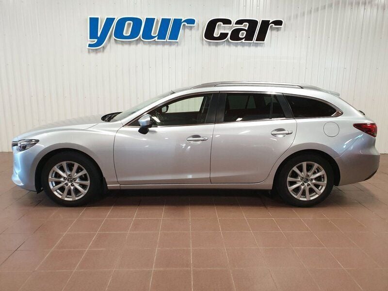 Grå (silvermetallic) Begagnad 2015 Mazda 6 Kombi | 149 000 kr (Marknadspris) - Bild 1/4