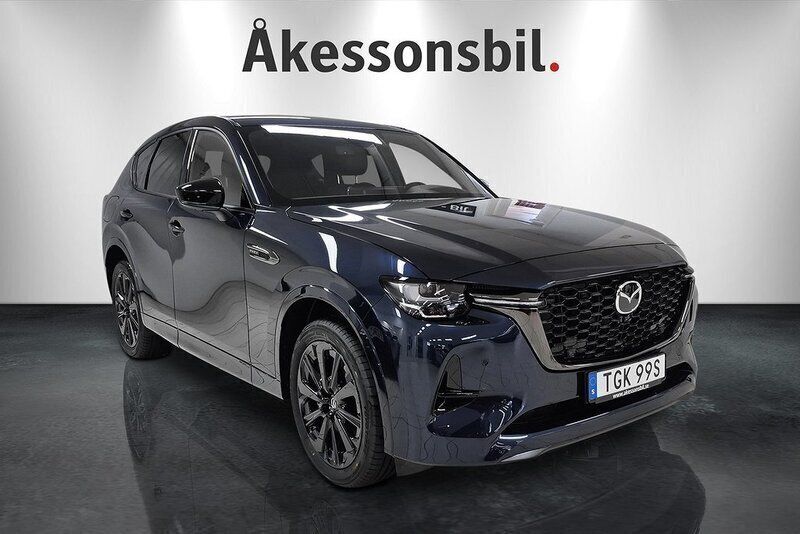Deep crystal blue Ny 2025 Mazda CX-60 Homura-Line SUV | 634 900 kr (Marknadspris) - Bild 1/4