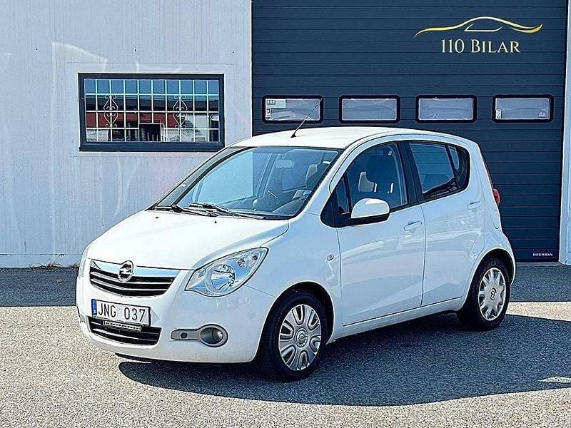 Vit Begagnad 2008 Opel Agila Halvkombi | 29 900 kr - Bild 1/4