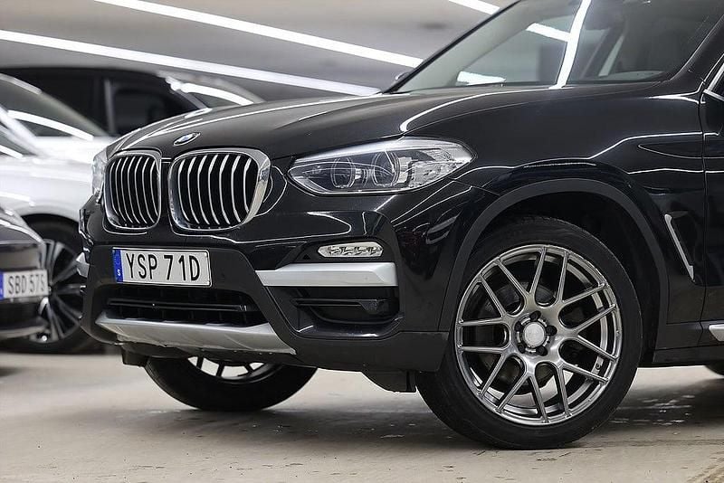 Begagnad BMW X3 xLine 190 HK (139 kW) 2018 Svart SUV