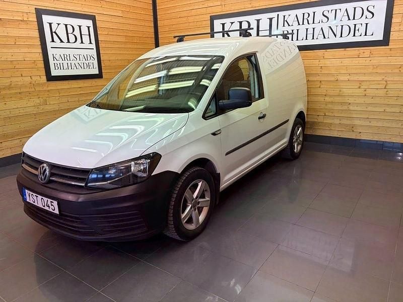 Begagnad VW Caddy 75 HK (55 kW) 2018 Vit Minibuss