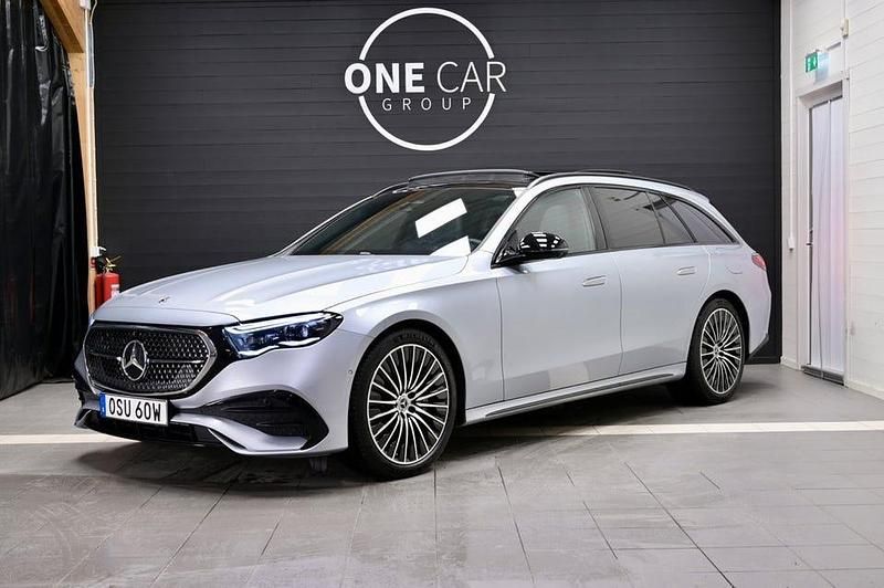 Silver Begagnad 2025 Mercedes E300 AMG Kombi | 679 900 kr - Bild 1/4