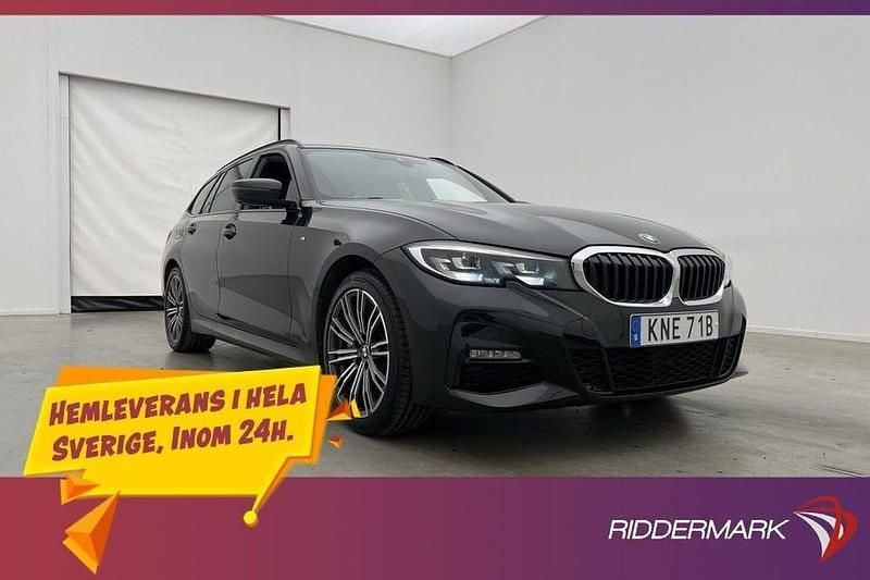 Svart Begagnad 2021 BMW 330 M Sport Kombi | 319 800 kr - Bild 1/3