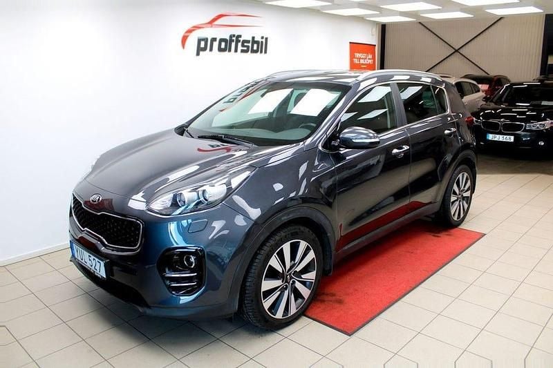 Grå Begagnad 2017 Kia Sportage Advance SUV | 154 900 kr (Bra pris) - Bild 1/4