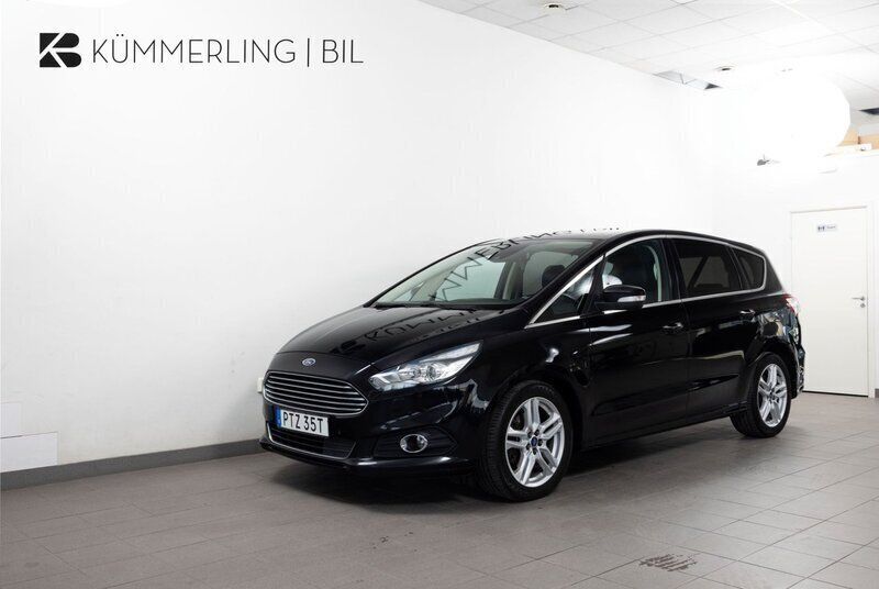Svart Begagnad 2019 Ford S-MAX Titanium Minibuss | 199 900 kr (Superpris) - Bild 1/4