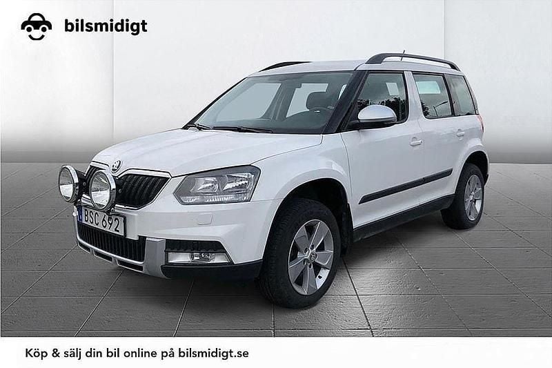 Vit Begagnad 2014 Skoda Yeti Outdoor SUV | 98 900 kr (Lite dyr) - Bild 1/3