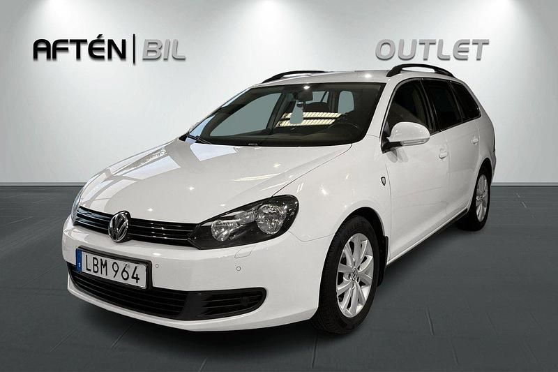 Vit Begagnad 2010 VW Golf VI Kombi | 89 800 kr (Dyr) - Bild 1/3