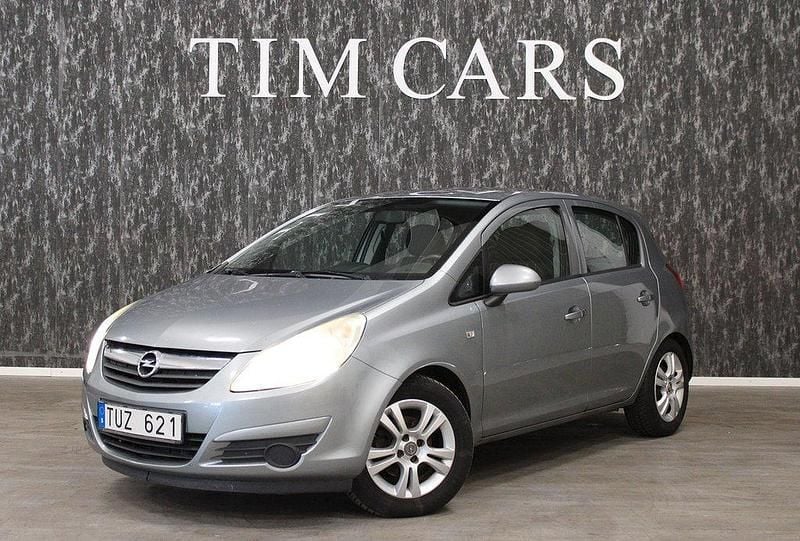 Grå Begagnad 2010 Opel Corsa Enjoy Halvkombi | 49 999 kr (Marknadspris) - Bild 1/4