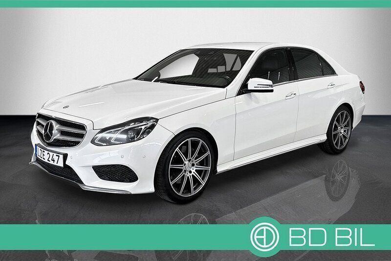 Vit Begagnad 2015 Mercedes E350 Avantgarde Sedan | 209 900 kr (Lite dyr) - Bild 1/2