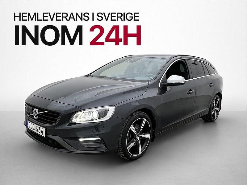 Begagnad Volvo V60 R-Design 190 HK (139 kW) 2018 Grå Kombi