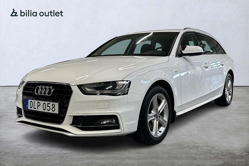 Vit Begagnad 2014 Audi A4 S-Line Kombi | 119 900 kr (Bra pris) - Bild 1/3