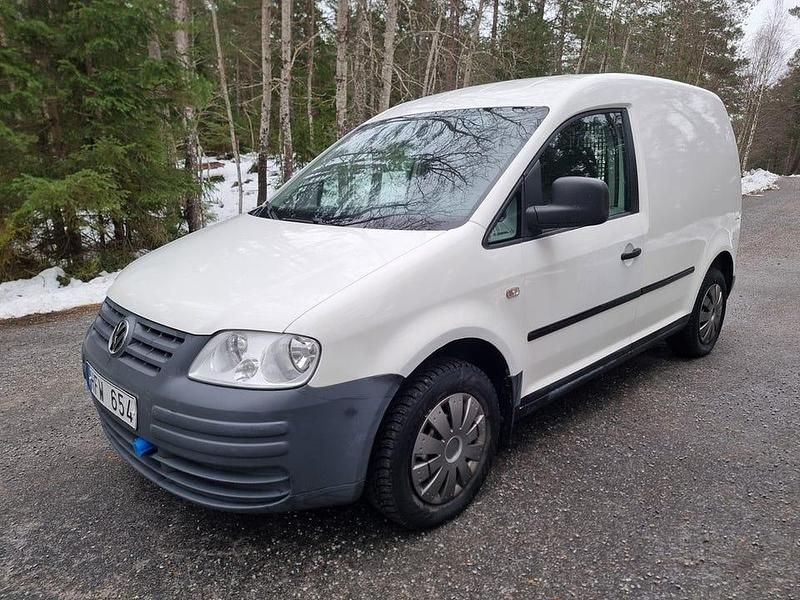 Vit Begagnad 2008 VW Caddy Minibuss | 44 900 kr (Marknadspris) - Bild 1/4