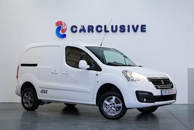 Begagnad Peugeot Partner 2018 Vit Minibuss
