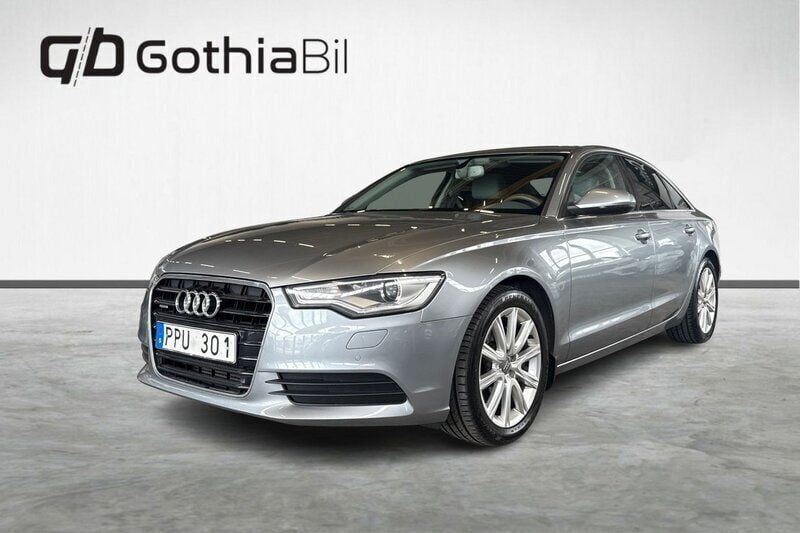 Grå Begagnad 2013 Audi A6 Proline Sedan | 144 900 kr (Marknadspris) - Bild 1/4