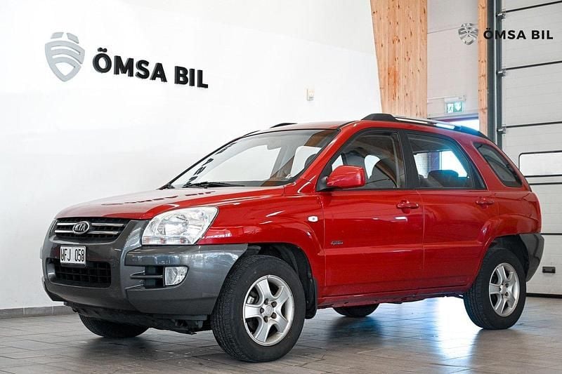 Röd Begagnad 2006 Kia Sportage SUV | 29 800 kr (Bra pris) - Bild 1/4