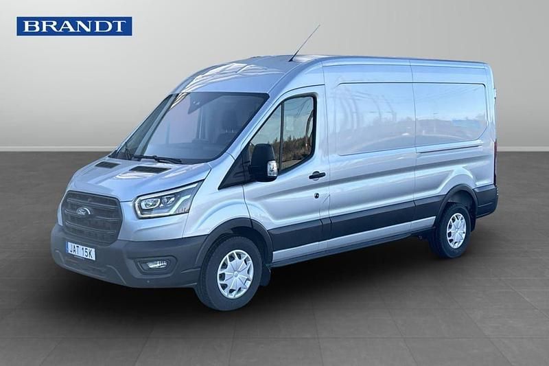 Grå Begagnad 2023 Ford Transit Trend Van | 573 750 kr - Bild 1/4