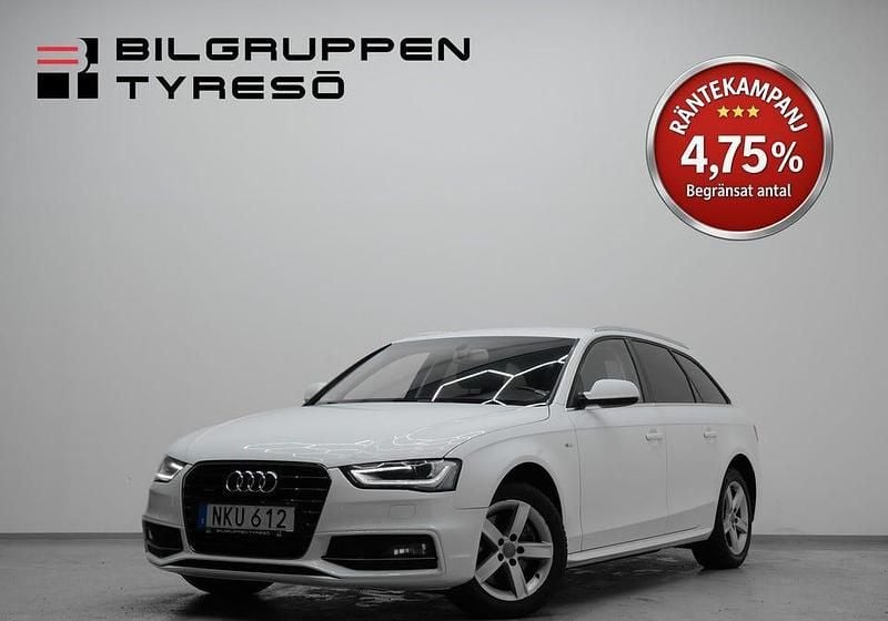 Vit Begagnad 2015 Audi A4 S-Line Kombi | 129 900 kr (Marknadspris) - Bild 1/4