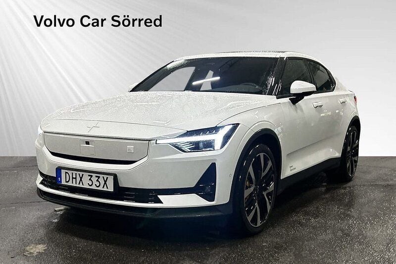 Vit Begagnad 2023 Polestar 2 Performance Sedan | 519 900 kr - Bild 1/3