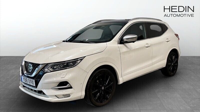 Vit (white) Begagnad 2019 Nissan Qashqai SUV | 184 900 kr (Lite dyr) - Bild 1/4