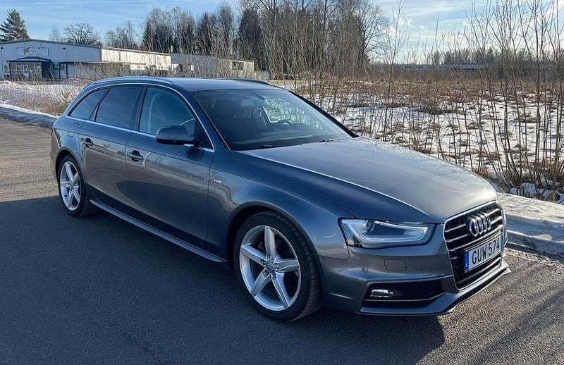 Grå Begagnad 2015 Audi A4 S-Line Kombi | 110 000 kr (Marknadspris) - Bild 1/4