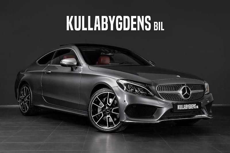 Selenitgrå metallic Begagnad 2016 Mercedes C400 AMG Sportkupé | 269 000 kr - Bild 1/4