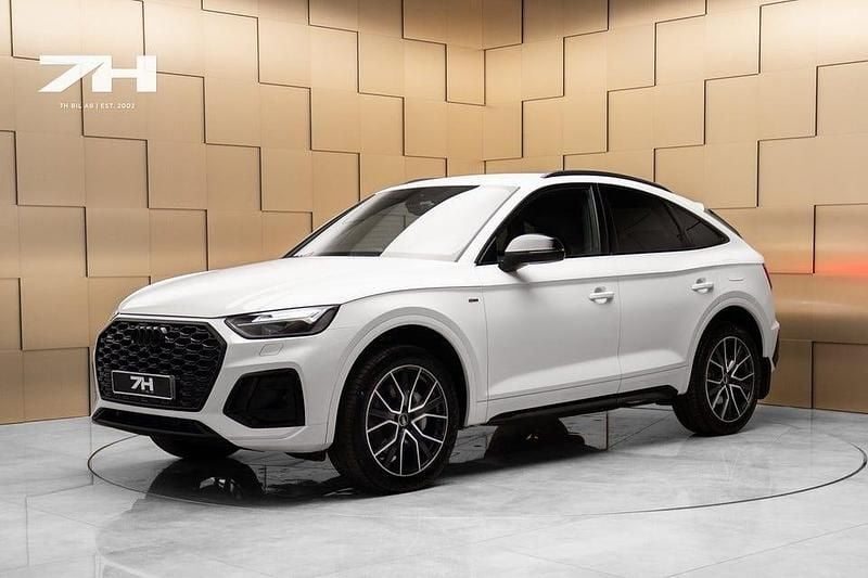 Vit Begagnad 2022 Audi Q5 Sportback S-Line SUV | 439 900 kr (Bra pris) - Bild 1/4