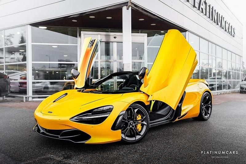 Gul Begagnad 2019 McLaren 720S Cab | 2 779 000 kr - Bild 1/4