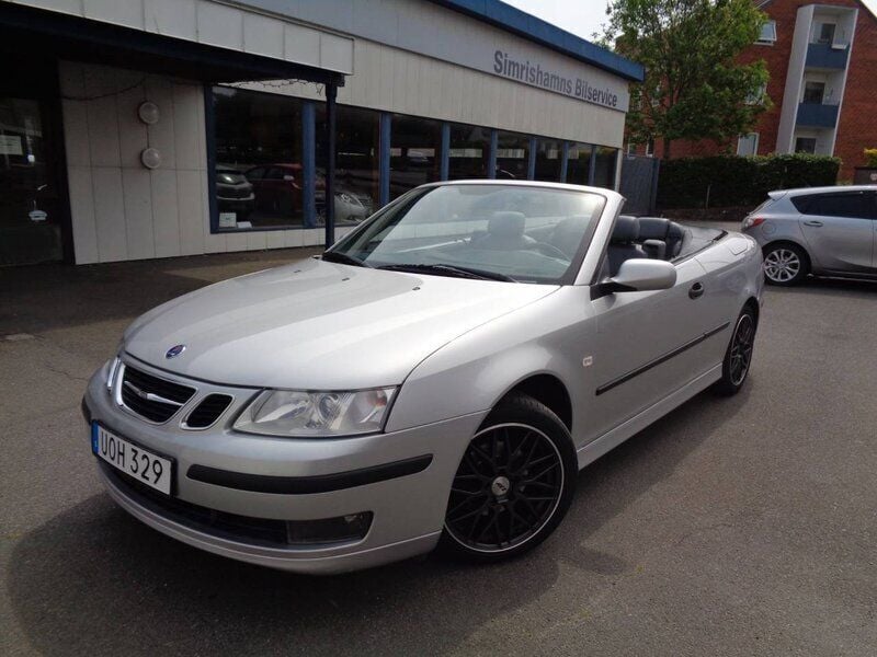 Silver Begagnad 2004 Saab 9-3 Cabriolet Vector Cab | 119 000 kr - Bild 1/4