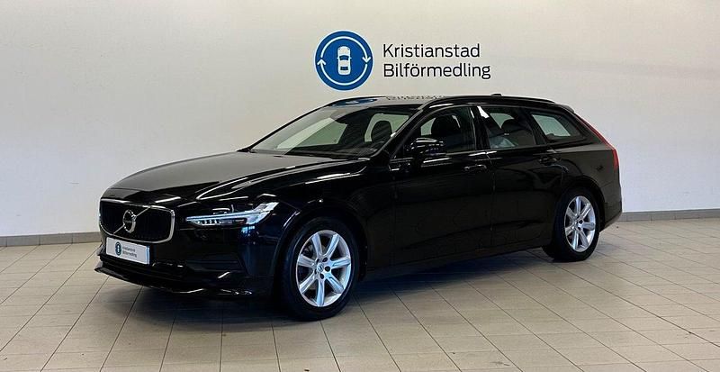 Svart Begagnad 2018 Volvo V90 Business Edition Kombi | 209 900 kr (Marknadspris) - Bild 1/4