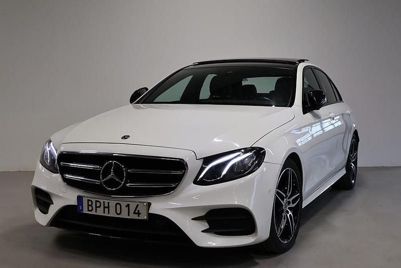 Begagnad Mercedes E200 AMG 150 HK (110 kW) 2018 Vit Sedan
