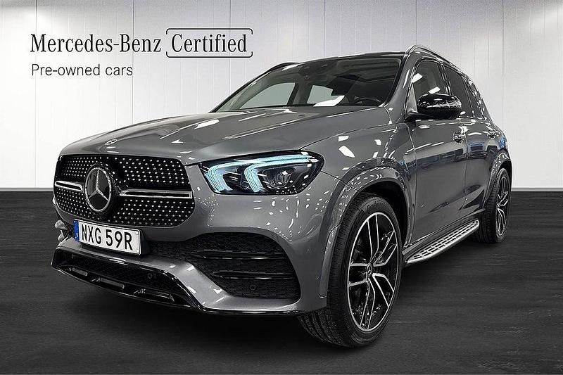 Grå Begagnad 2022 Mercedes GLE350 AMG SUV | 739 000 kr (Dyr) - Bild 1/4