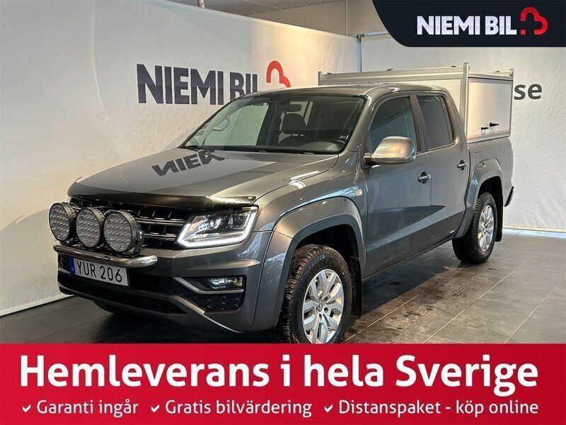 Grå Begagnad 2019 VW Amarok Highline Pickup | 329 900 kr (Bra pris) - Bild 1/3
