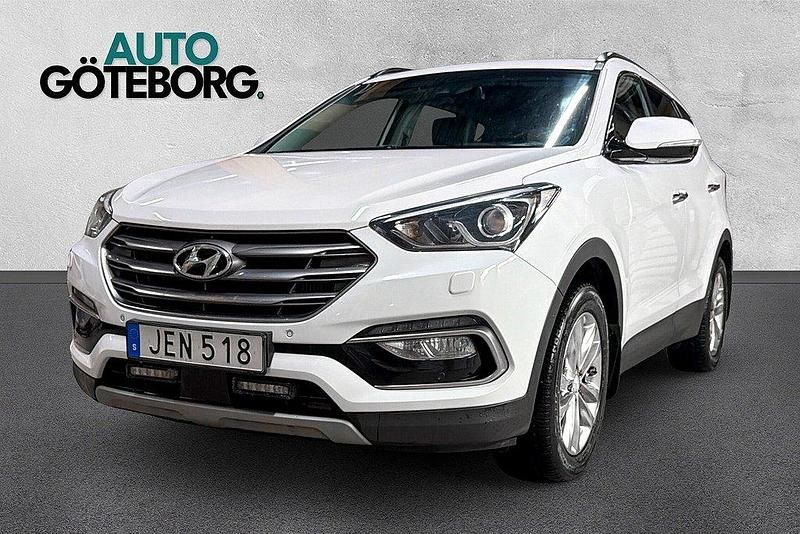 Vit Begagnad 2015 Hyundai Santa Fe SUV | 169 900 kr (Lite dyr) - Bild 1/4