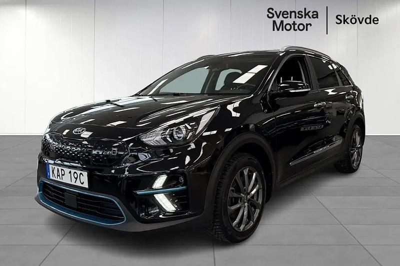 Svart Begagnad 2021 Kia e-Niro Advance SUV | 229 200 kr (Superpris) - Bild 1/4
