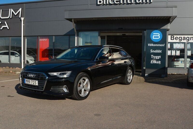 Svart Begagnad 2021 Audi A6 Sport Kombi | 334 900 kr (Bra pris) - Bild 1/4