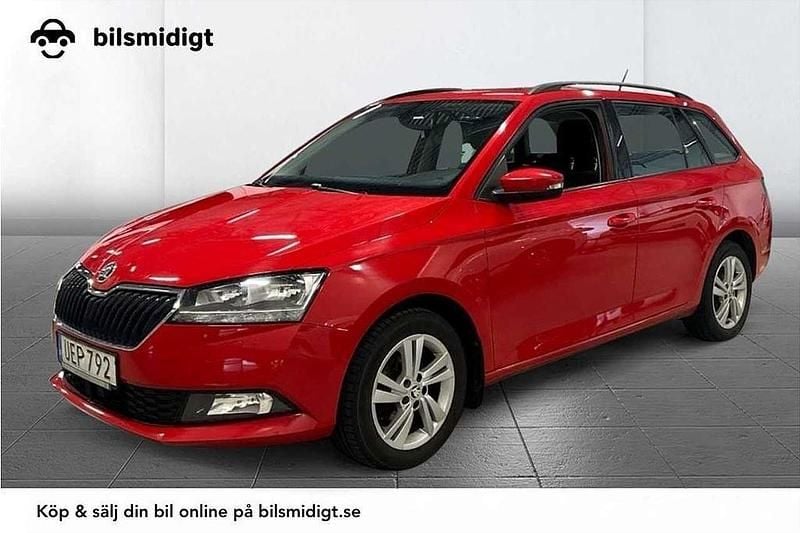 Röd Begagnad 2020 Skoda Fabia Style Kombi | 149 800 kr (Lite dyr) - Bild 1/3