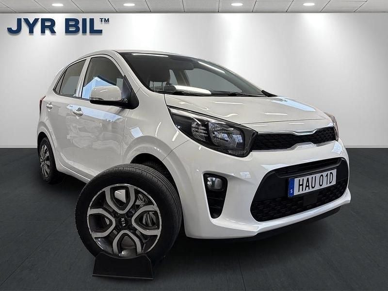 Vit Begagnad 2019 Kia Picanto Halvkombi | 119 700 kr (Marknadspris) - Bild 1/4