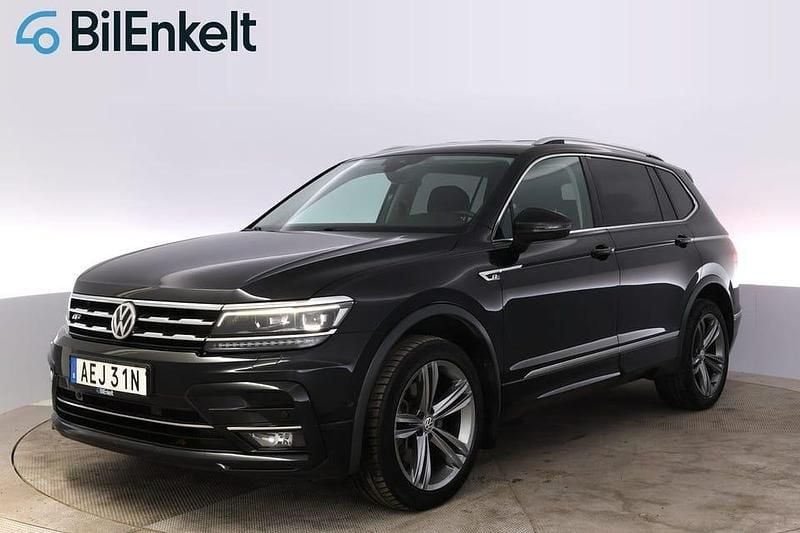 Begagnad VW Tiguan Allspace R-line 192 HK (141 kW) 2020 Svart SUV