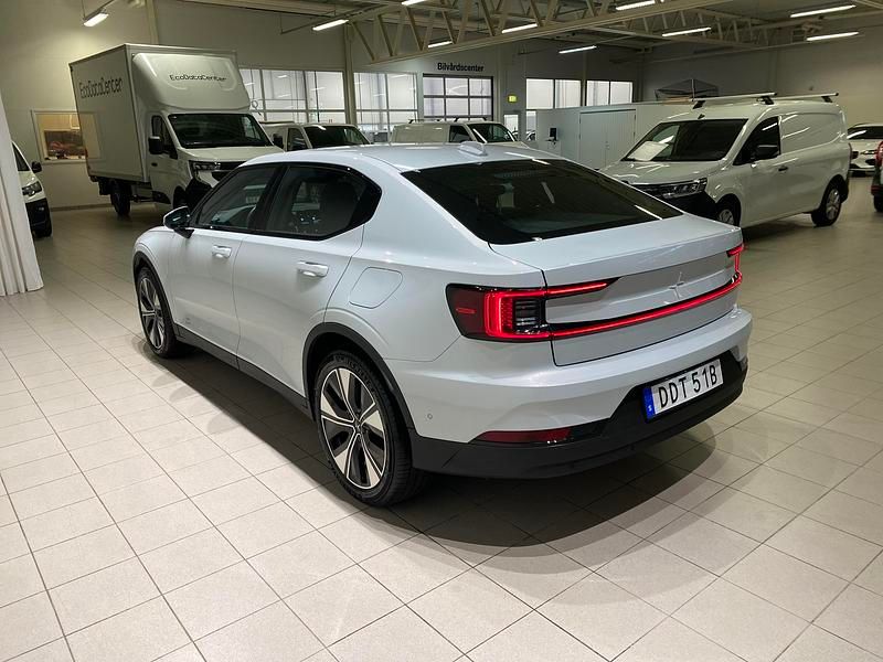 Begagnad Polestar 2 Long Range Single Motor 219 kW (299 HK) 2023 Silver Halvkombi