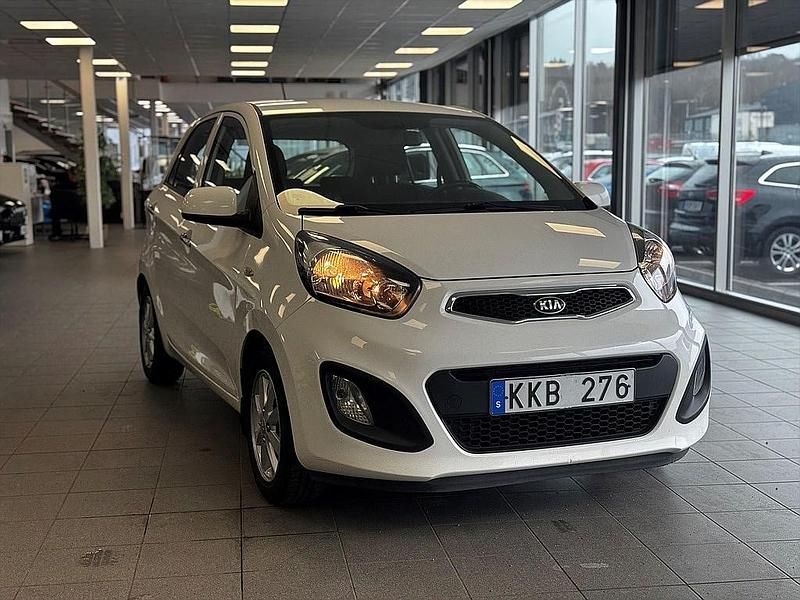 Begagnad Kia Picanto 68 HK (50 kW) 2014 Vit Halvkombi