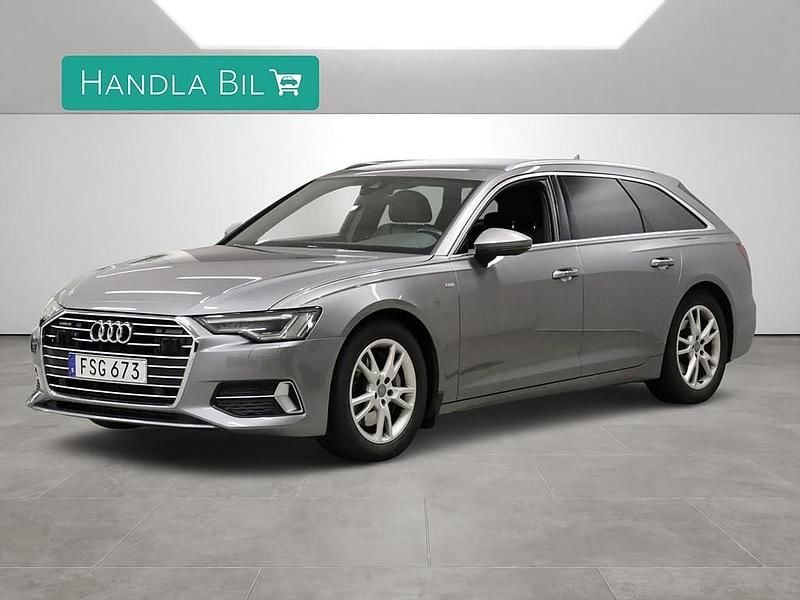 Grå Begagnad 2018 Audi A6 S-Line Kombi | 369 900 kr (Marknadspris) - Bild 1/4