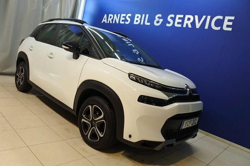 Vit Begagnad 2022 Citroën C3 Aircross PureTech SUV | 164 900 kr (Lite dyr) - Bild 1/4
