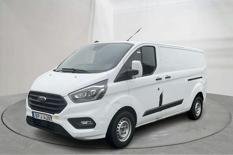 Vit Begagnad 2021 Ford Transit Custom | 159 000 kr (Superpris) - Bild 1/4