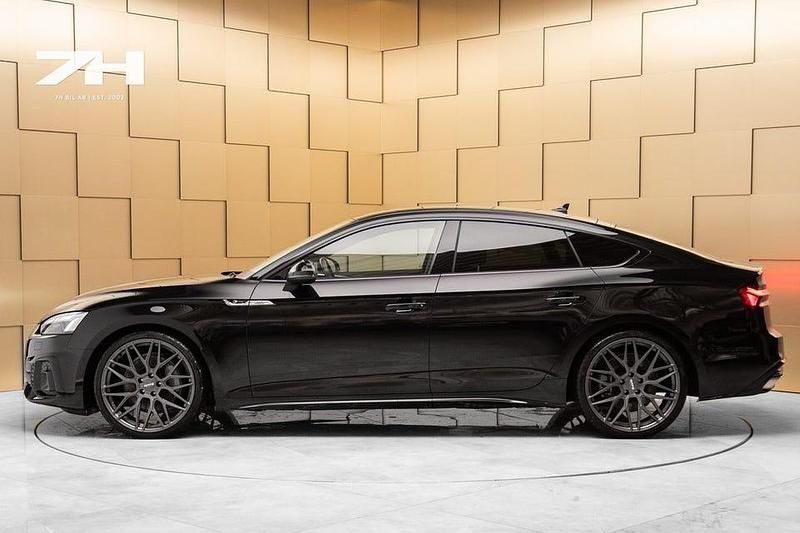 Begagnad Audi A5 Sportback S-Line 265 HK (194 kW) 2021 Svart Halvkombi