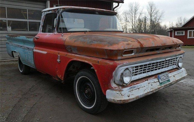 Sald Chevrolet C10 1963fleetside P Begagnad 1980 0 Mil I Tidaholm Sald Chevrolet C10 1963fleetside P Begagnad 1980 0 Mil I Tidaholm